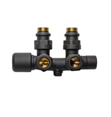 Узел нижнего подключения угловой FAR M24x19 - 1/2 HP черный матовый FL 0264 C12NO