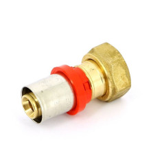 Муфта пресс с накидной гайкой Tiemme 16x1/2 плоское уплотнение 1650034