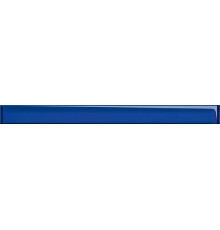 Бордюр стеклянный Cersanit Universal Glass синий 4x45 см UG1H031