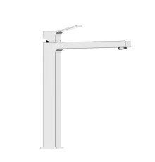 Смеситель для раковины Bossini AKI Z00709.030 высокий с донным клапаном хром