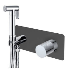 Гигиенический душ со смесителем Boheme Stick черный/хром 127-BCR