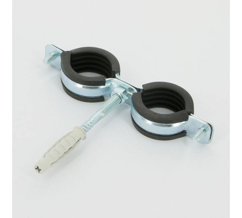 Хомут для труб Walraven BIS Cobra 1 32-36 мм двойной с уплотнителем 0802136