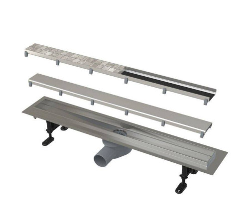 Душевой лоток Alca APZ13-DOUBLE9 750 мм с двусторонней решеткой APZ13-DOUBLE9-750