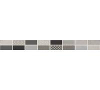 Бордюр металлизированный LB-CERAMICS Fiori Grigio 6,5х60 см 1506-0101-1001