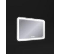 Зеркало Cersanit Design Pro LED 050 80x55 см с подсветкой, часами и антизапотеванием KN-LU-LED050*80-p-Os