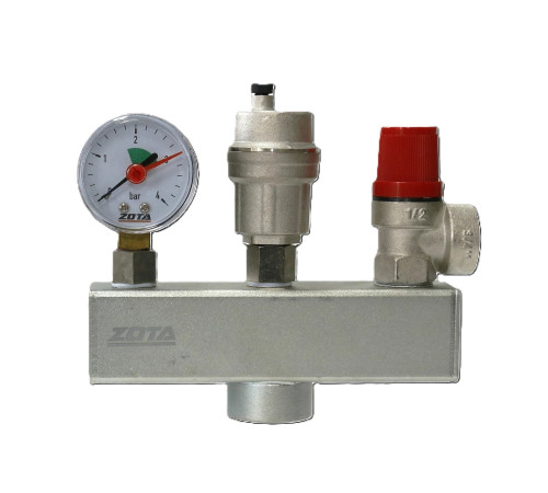 Группа безопасности котла ZOTA 1 3 бар никель 00-00001798