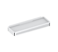 Полка для душа Keuco Plan с вынимающейся вставкой хром белый 14959 010051