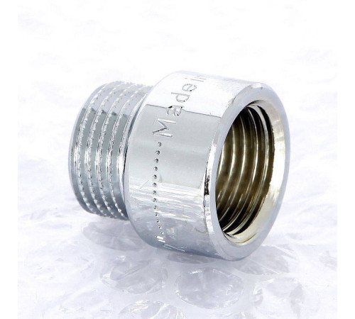 Удлинитель НВ хромированный Uni-Fitt 1/2 x 15 мм 657C2015