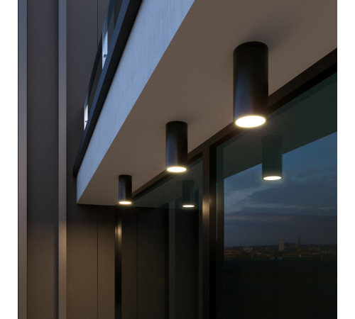 Уличный потолочный светильник Light LED IP65 35129/H черный