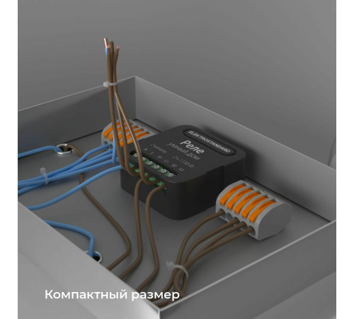 Умное двухканальное реле 76007/00