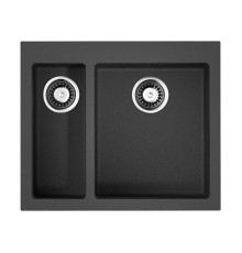Кухонная мойка Omoikiri Bosen 59-2-BL Tetogranit 59 x 50 см черный 4993149