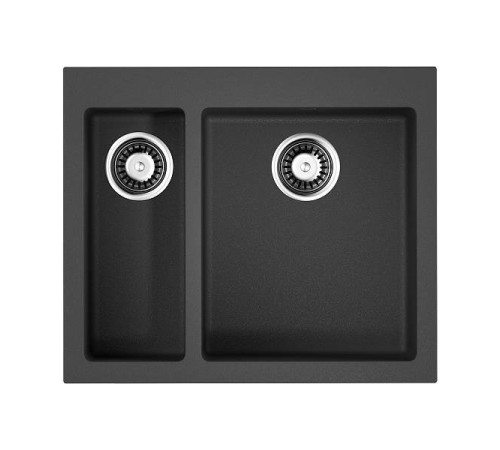 Кухонная мойка Omoikiri Bosen 59-2-BL Tetogranit 59 x 50 см черный 4993149