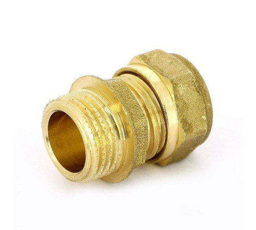 Муфта обжимная Tiemme 1100 15х1/2 наружная резьба 1100001