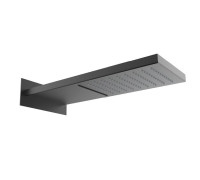 Верхний душ Bossini Manhattan-2 500x200 мм 2 режима Черный матовый I00570.073