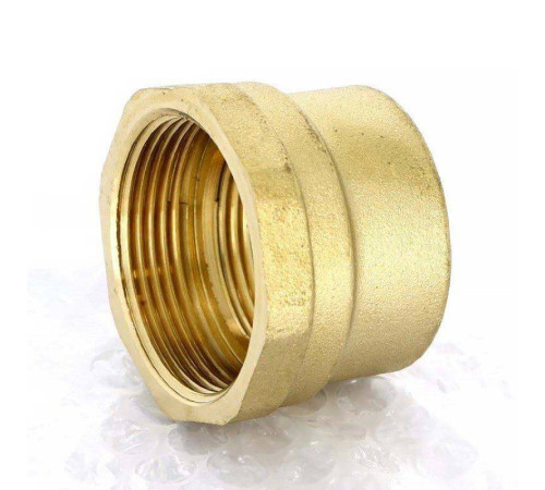 Муфта латунная Uni-Fitt 1/2 x 3/8 дюйма ВР-ВР 602G2100