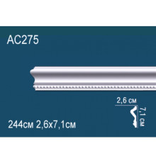 Молдинг для стен Perfect AC275 из полиуретана 2000х25х12 мм AC275