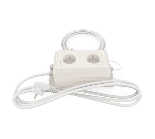 Блок управления 2-мя розетками ectoControl RS485 Modbus ES-SOMB-02