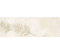 Декоративная вставка Cersanit Atria бежевый листья 20x44 см 15917