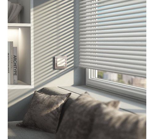 Выключатель двухклавишный с самовозвратом (белый) W1122401