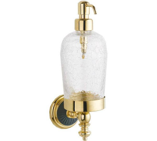 Дозатор для жидкого мыла Boheme Palazzo подвесной золото 10167