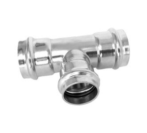 Тройник пресс Kromwell из нержавеющей стали 42х42х42 мм KW.SP931424242