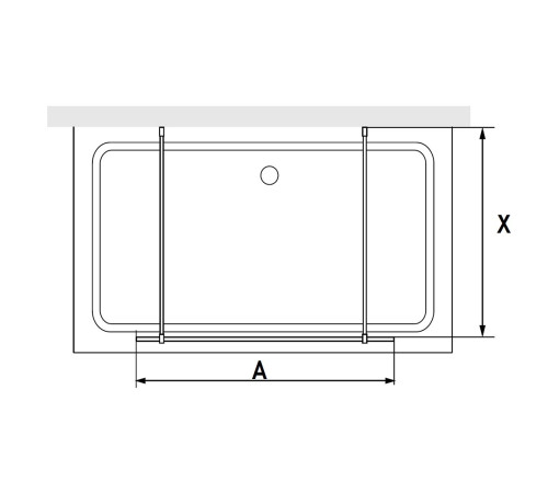 Душевая перегородка RGW Walk-In WA-018B 1300x2000 мм 35101813-84