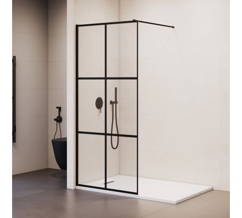 Душевая перегородка RGW WA-011B 900x2000 мм черный 35101190-84