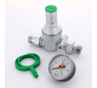 Редуктор давления хромированный FAR 3/4 НР-НР с манометром FA 2815 34