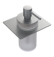 Дозатор для жидкого мыла встраиваемый Boheme Space матовый никель 10966-NB-DISP