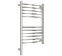 Полотенцесушитель электрический Сунержа Богема 3.1 выгнутая 400x600 мм левое подключение без покрытия 00-6002-6040