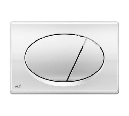 Инсталляция для унитаза Alcaplast AM101/1120 с кнопкой M71 хром и креплением AM101/1120-3:1 RU M71-0001