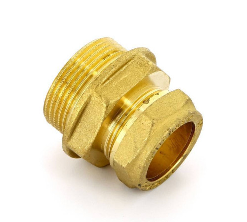 Муфта компрессионная Tiemme 1100 28х1 1/4 наружная резьба 1100100