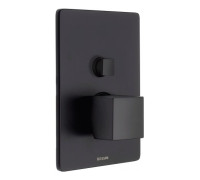 Внешняя часть смесителя для душа Bossini Cube Z00063.073 Черный матовый