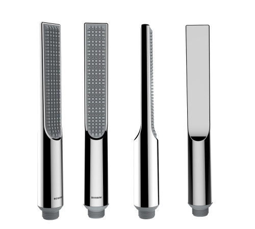 Душевой комплект Bossini Apice с душем-палочкой, держателем, штангой и шлангом, хром DA5061-N.030