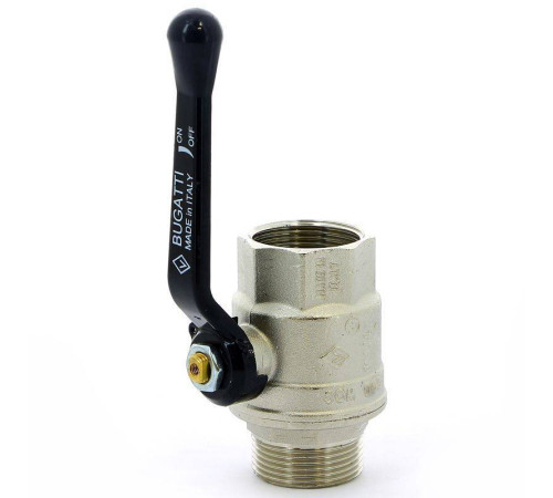 Кран шаровой Bugatti Oregon 1 1/4 НВ рычаг 03050080