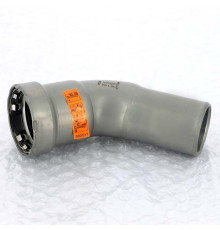 Угольник-вставка 45° пресс Viega Megapress 1 1/4 оцинкованная сталь 694722