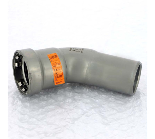 Угольник-вставка 45° пресс Viega Megapress 1 1/4 оцинкованная сталь 694722