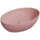 Раковина-чаша накладная GSI Pura 600х420 мм с донным клапаном Blush матовый 8842PVC24