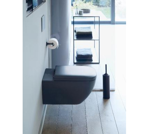 Сиденье с крышкой для унитаза Duravit Happy D.2 антрацит матовый 0064591300_УЦ