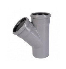 Тройник канализационный Ostendorf HT 75/50 мм 45° 113210