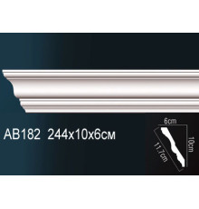 Карниз потолочный Perfect AB182 полиуретановый AB182