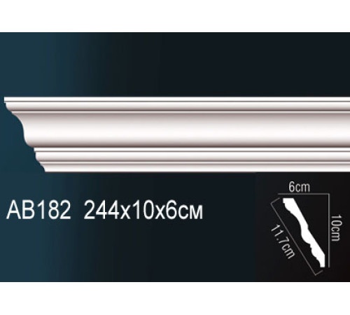 Карниз потолочный Perfect AB182 полиуретановый AB182