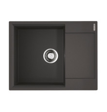 Кухонная мойка Omoikiri Daisen 65T BL Tetogranit 65х51 см крыло справа черный 4993519