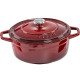 Кастрюля глубокая Hascevher Yeni Derin 28 см красная A905528