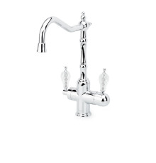 Смеситель для кухни Boheme Kitchen с подключением фильтра хром 113-CRST