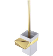 Ершик для унитаза подвесной Boheme New Venturo золото 10319-G