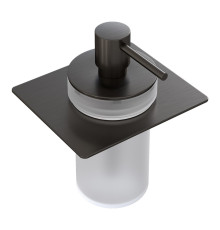 Дозатор для жидкого мыла встраиваемый Boheme Space оружейная сталь 10966-GM-DISP