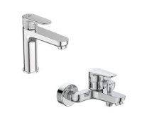 Набор смесителей 2 в 1 Ideal Standard Tyria для раковины и для ванны TM0008