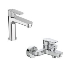Набор смесителей 2 в 1 Ideal Standard Tyria для раковины и для ванны TM0008