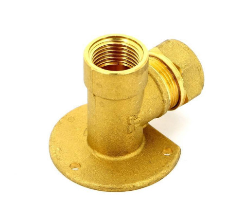 Водорозетка обжимная Tiemme 18x1/2 ВР латунь 1100091